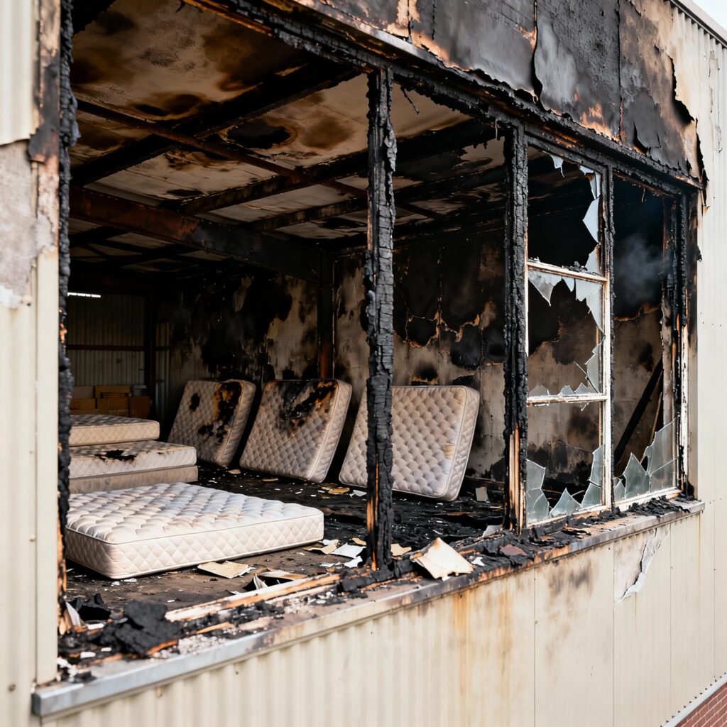 Afgebrande matrassenloods in hillegom was nog goedgekeurd