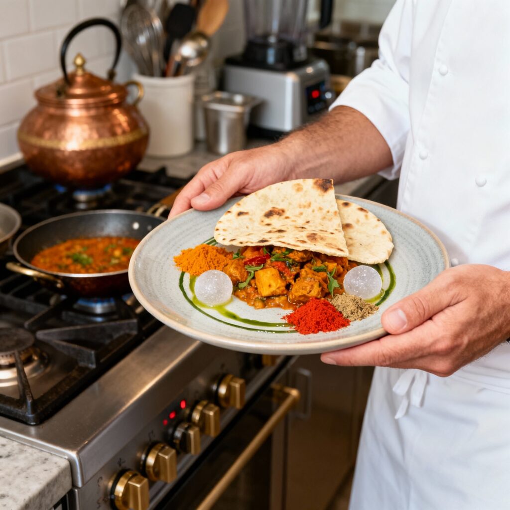 Chef marko toont in hoorn de perfecte combinatie van indische tradities en moderne technieken