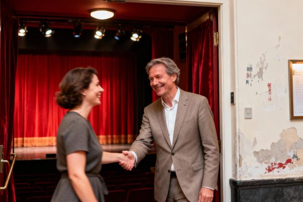 Frans schippers neemt afscheid als portier van het zaantheater