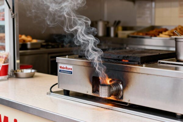 Brand in snackbar in noordwijk zorgt voor flinke rookontwikkeling