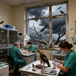 Ondanks barre weersomstandigheden weinig slachtoffers in vogelhospitaal haarlem