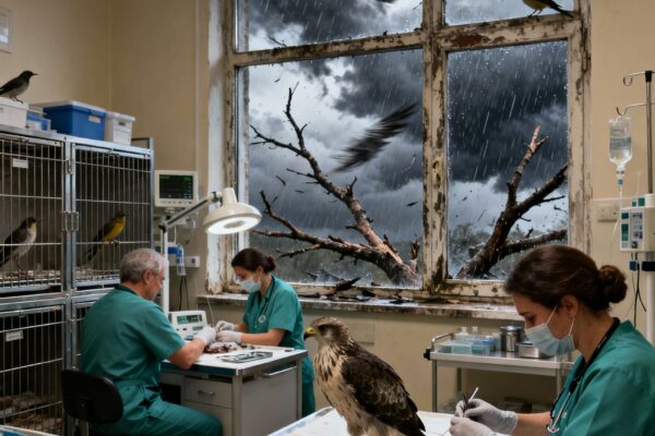 Ondanks barre weersomstandigheden weinig slachtoffers in vogelhospitaal haarlem