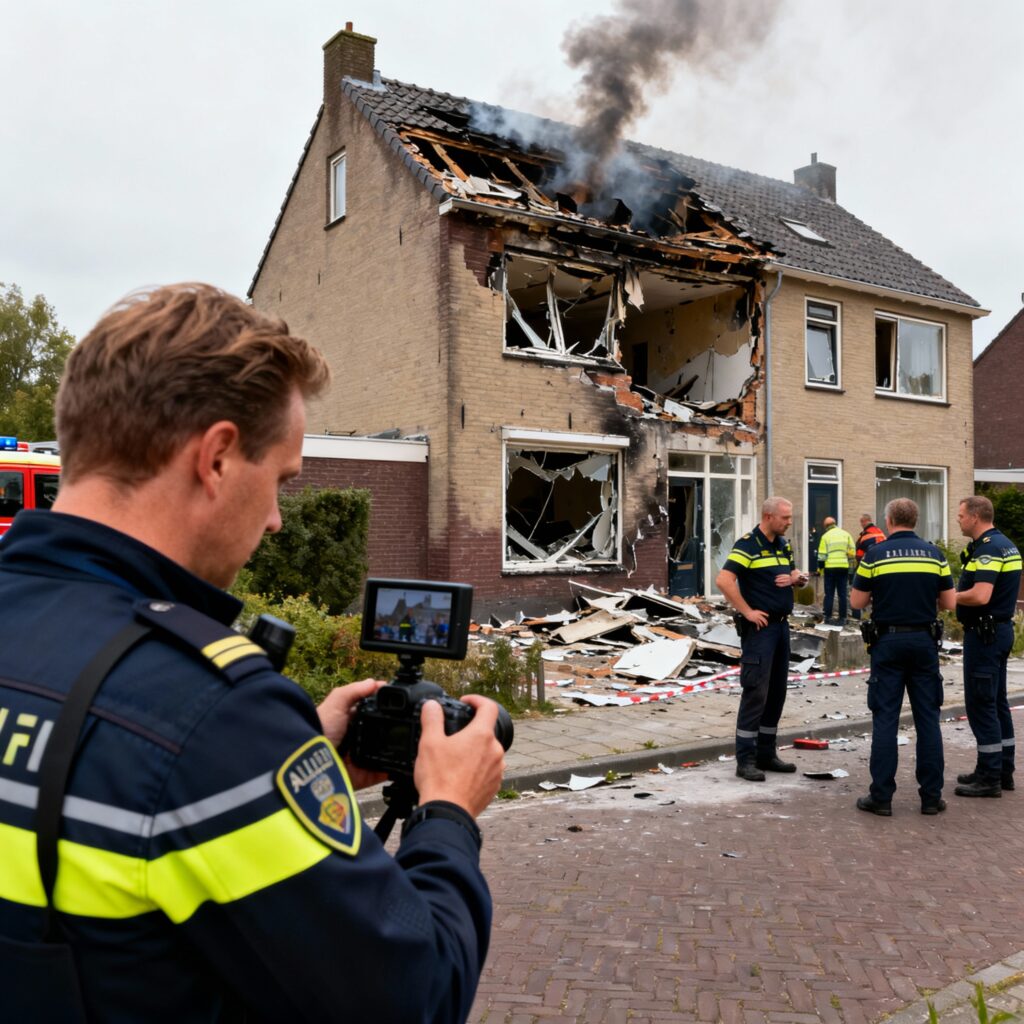 Politie zoekt getuigen na explosie en beschieting woning in alkmaar