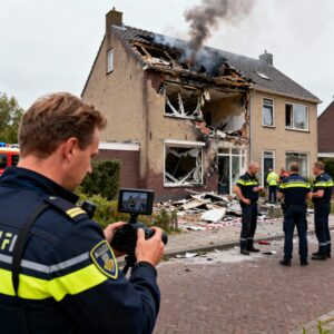 Politie zoekt getuigen na explosie en beschieting woning in alkmaar