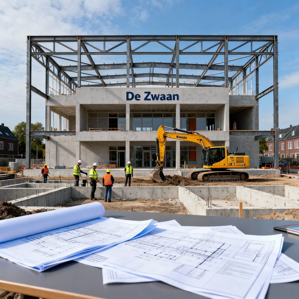 Tien miljoen euro voor nieuwbouw basisschool de zwaan in zwanenburg