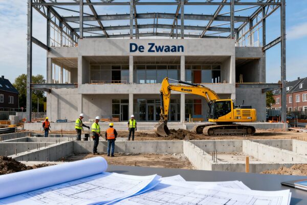 Tien miljoen euro voor nieuwbouw basisschool de zwaan in zwanenburg