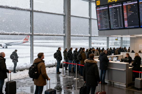 300.000 passagiers schiphol gedupeerd door winterweer, minister wil evaluatie