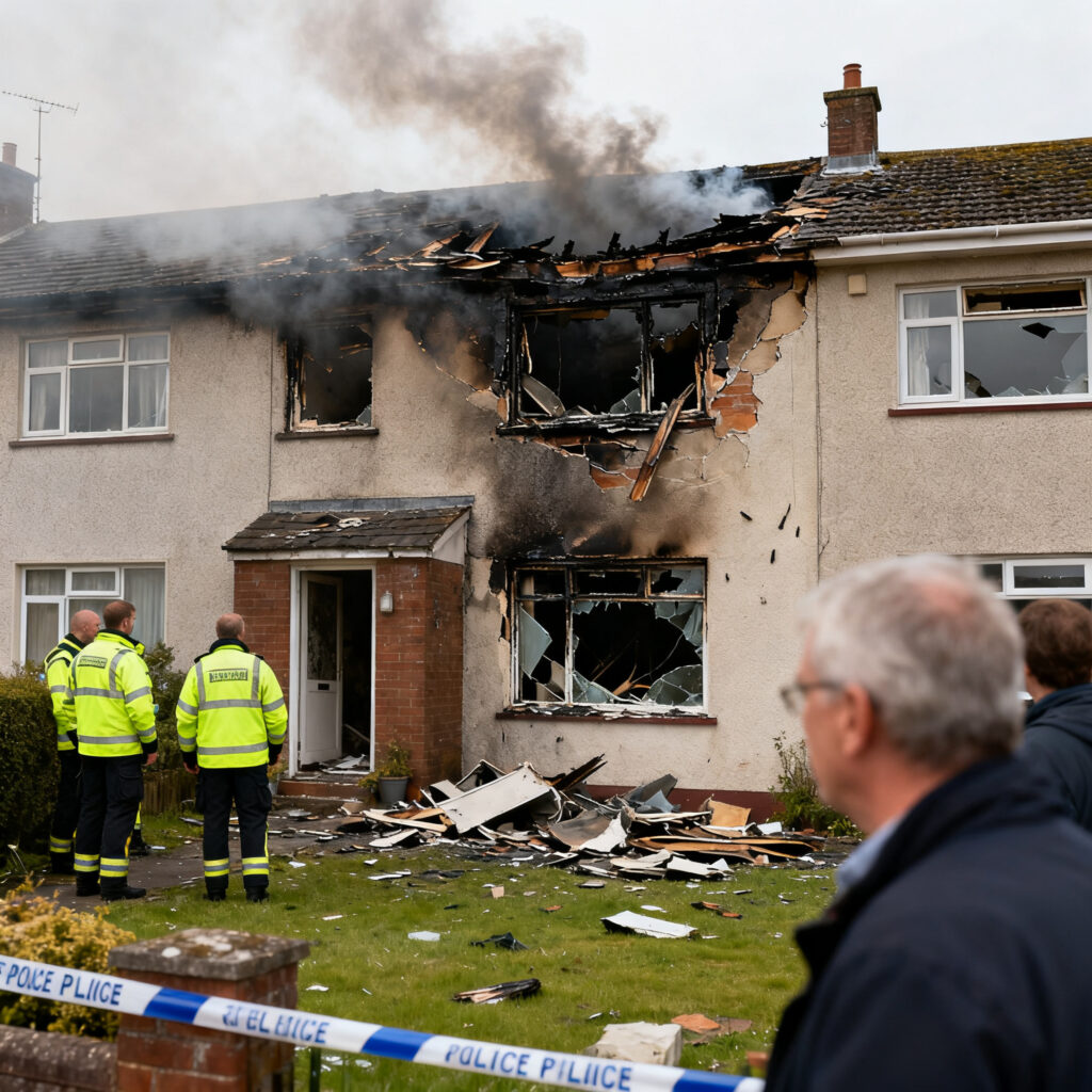 Explosief ontploft bij woning in almere