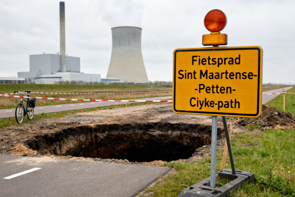 Fietspad tussen sint maartenszee en petten tijdelijk afgesloten vanwege zinkgat