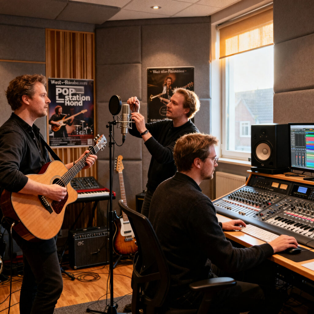 Popstation hoorn biedt west-friese muzikanten steun in hun carrière