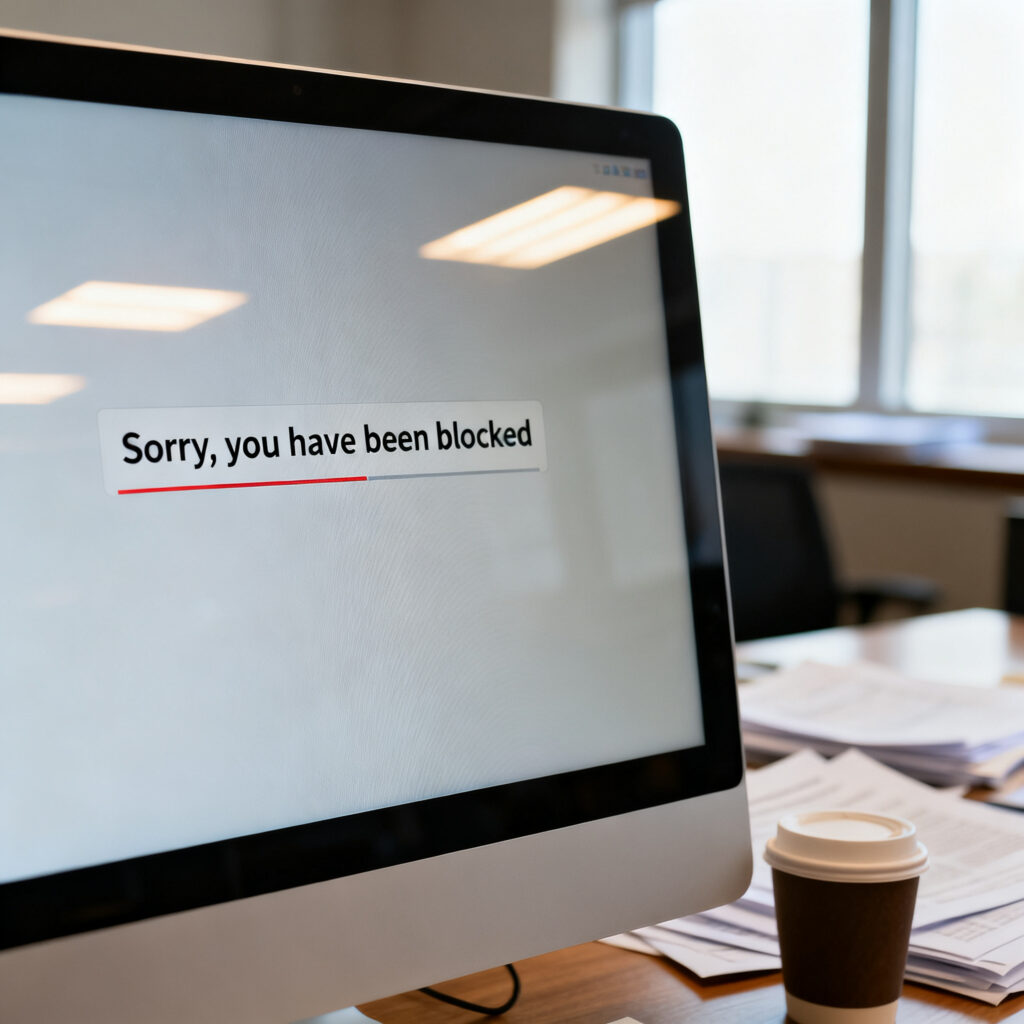 Sorry, je bent geblokkeerd