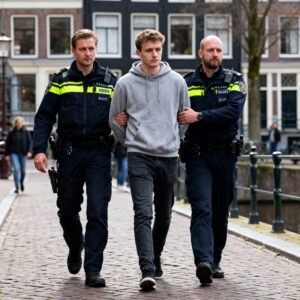 Belg (21) opgepakt voor verkrachting in amsterdam en politie doet aanhouding in duitsland