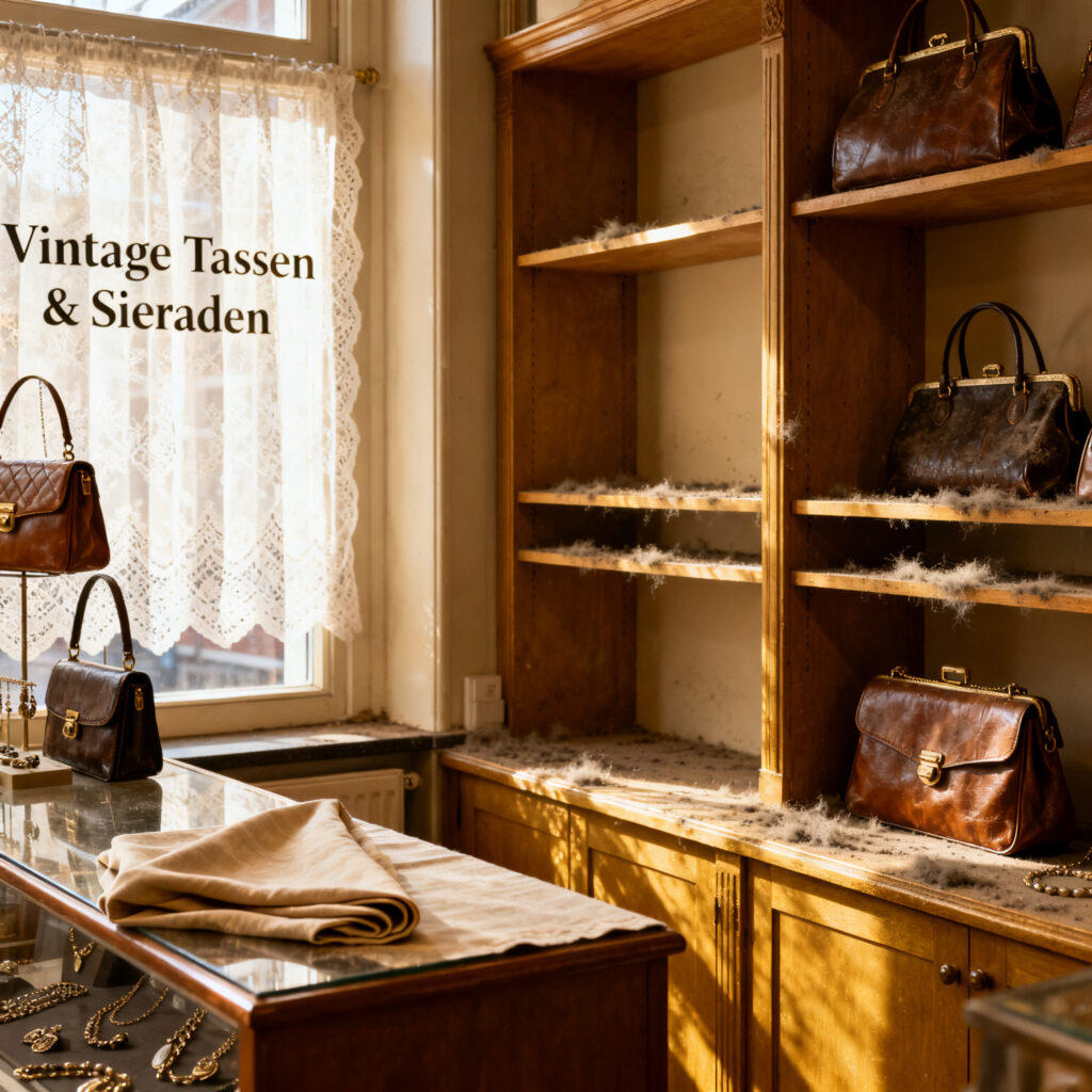Vintage tassen & sieraden in haarlem opent deuren na overlijden eigenaresse ida
