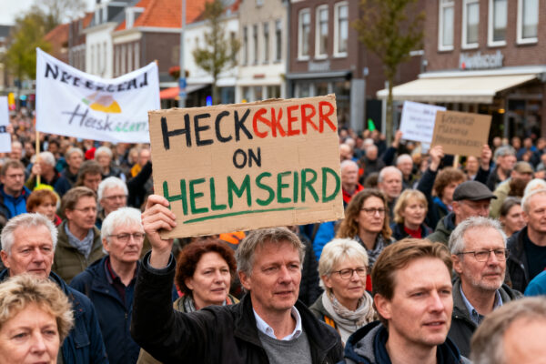 Derde anti-azcprotest gepland in heemskerk: demonstratie tegen gemeentebeslissingen
