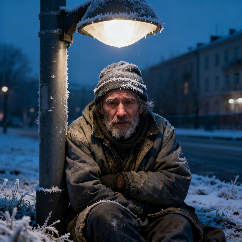 In de ijskoude nacht op zoek naar daklozen: “het is te koud om hier te slapen, hè?”