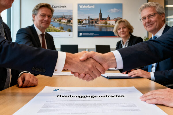 Gemeenten in zaanstreek en waterland sluiten overbruggingscontracten