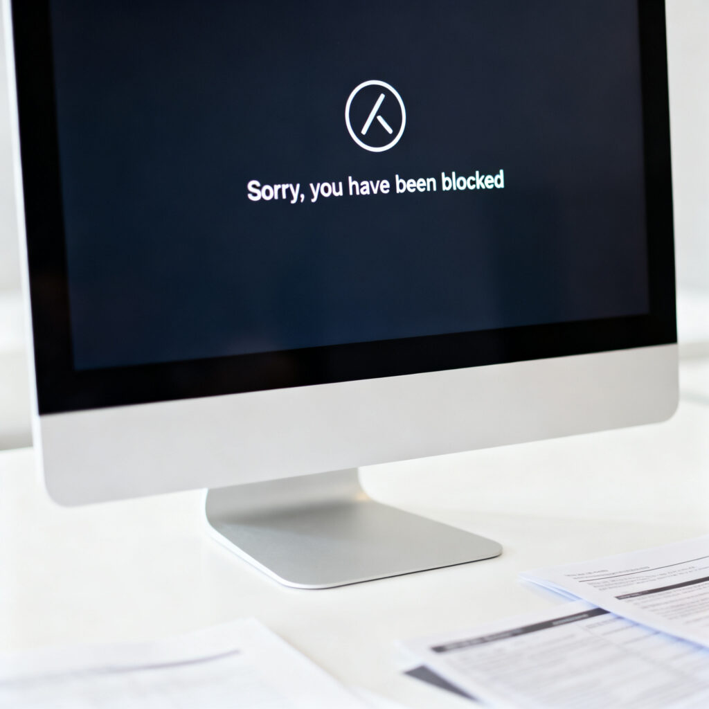 Sorry, je toegang is geblokkeerd