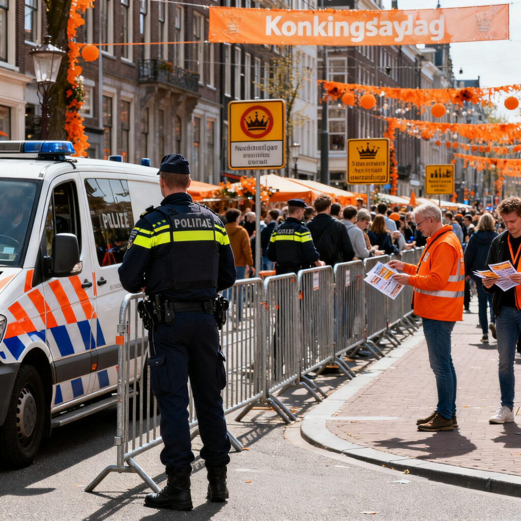 Strengere maatregelen tijdens koningsdag in amsterdam aangekondigd