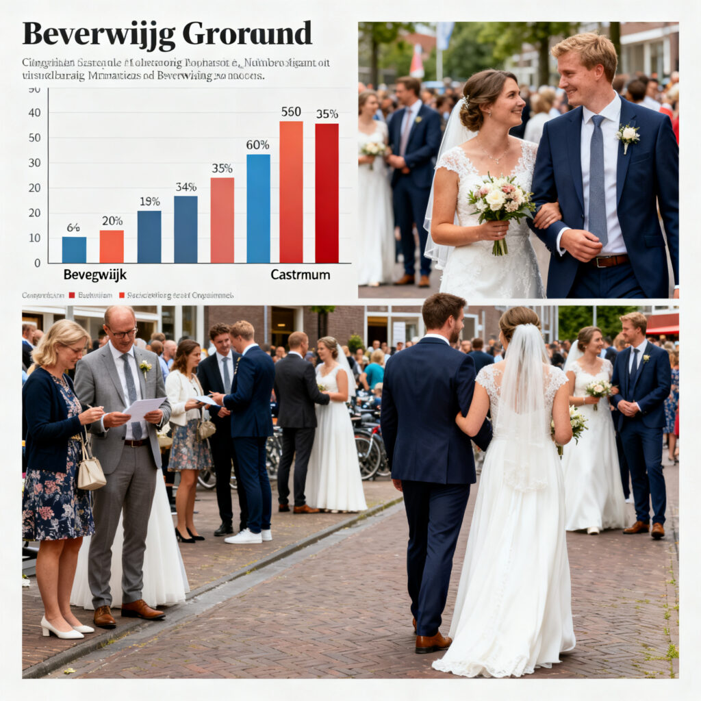 Bijna 1.100 koppels trouwen of registreren zich in regio beverwijk