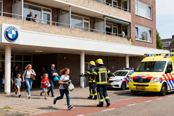 Brand in portiekwoning leidt tot snelle evacuatie in rotterdam