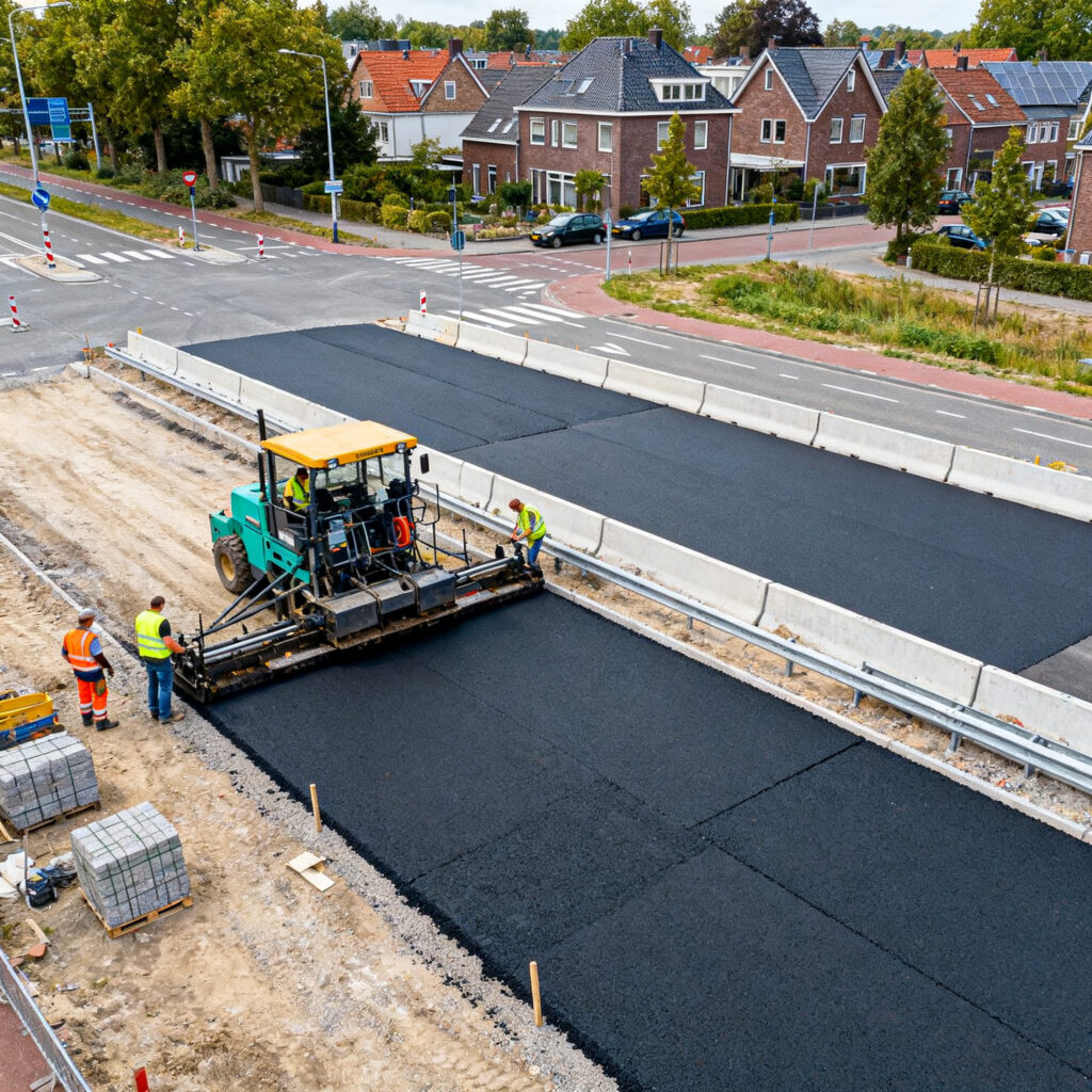 Hilversum begint eind 2026 met aanleg van nieuwe centrumring met geluidsarm asfalt