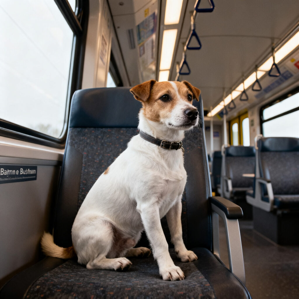 Hondje maakt solo treinreis van baarn naar bussum