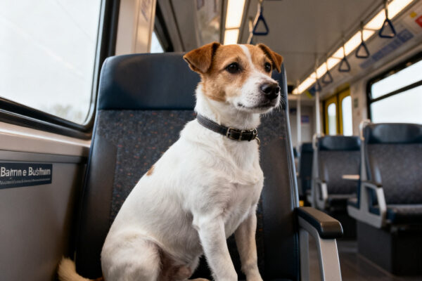 Hondje maakt solo treinreis van baarn naar bussum