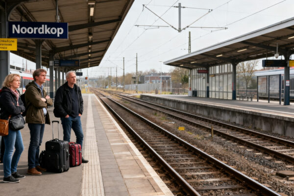 Opnieuw twee weken geen treinverkeer in de noordkop, reizigers moeten wennen