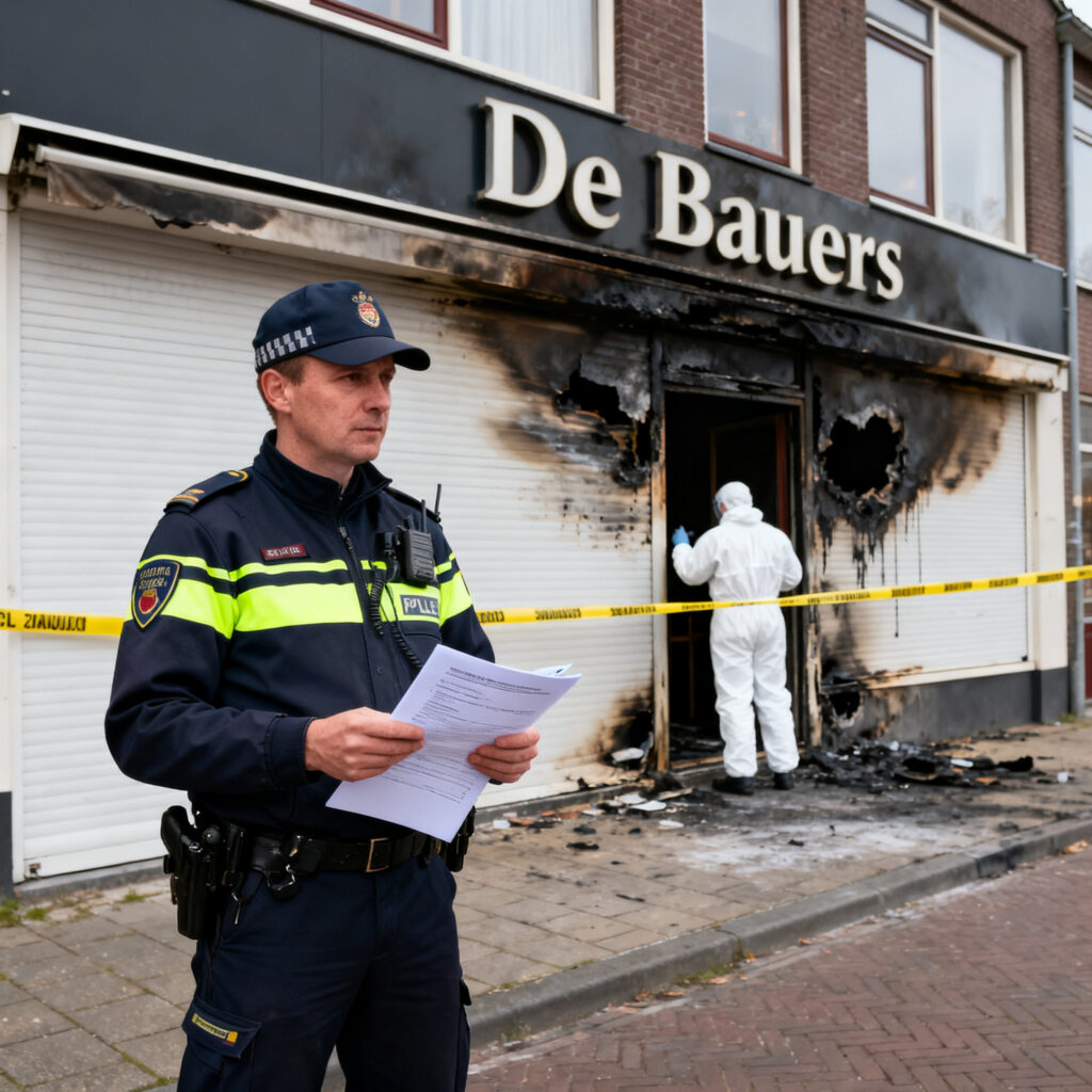Partner van verdachte opdrachtgever brandstichting restaurant de bauers in soest vervolgd voor oplichting