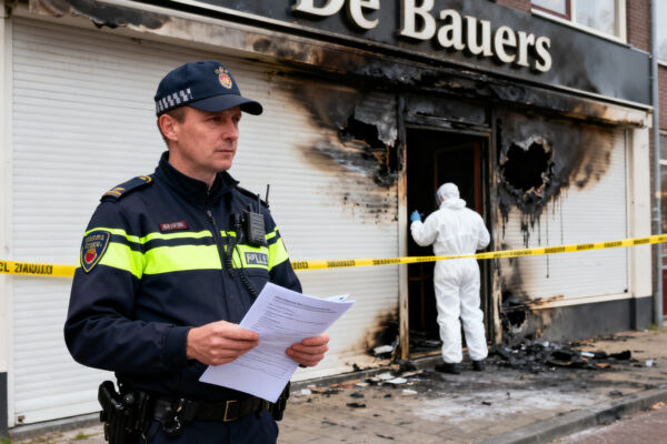 Partner van verdachte opdrachtgever brandstichting restaurant de bauers in soest vervolgd voor oplichting