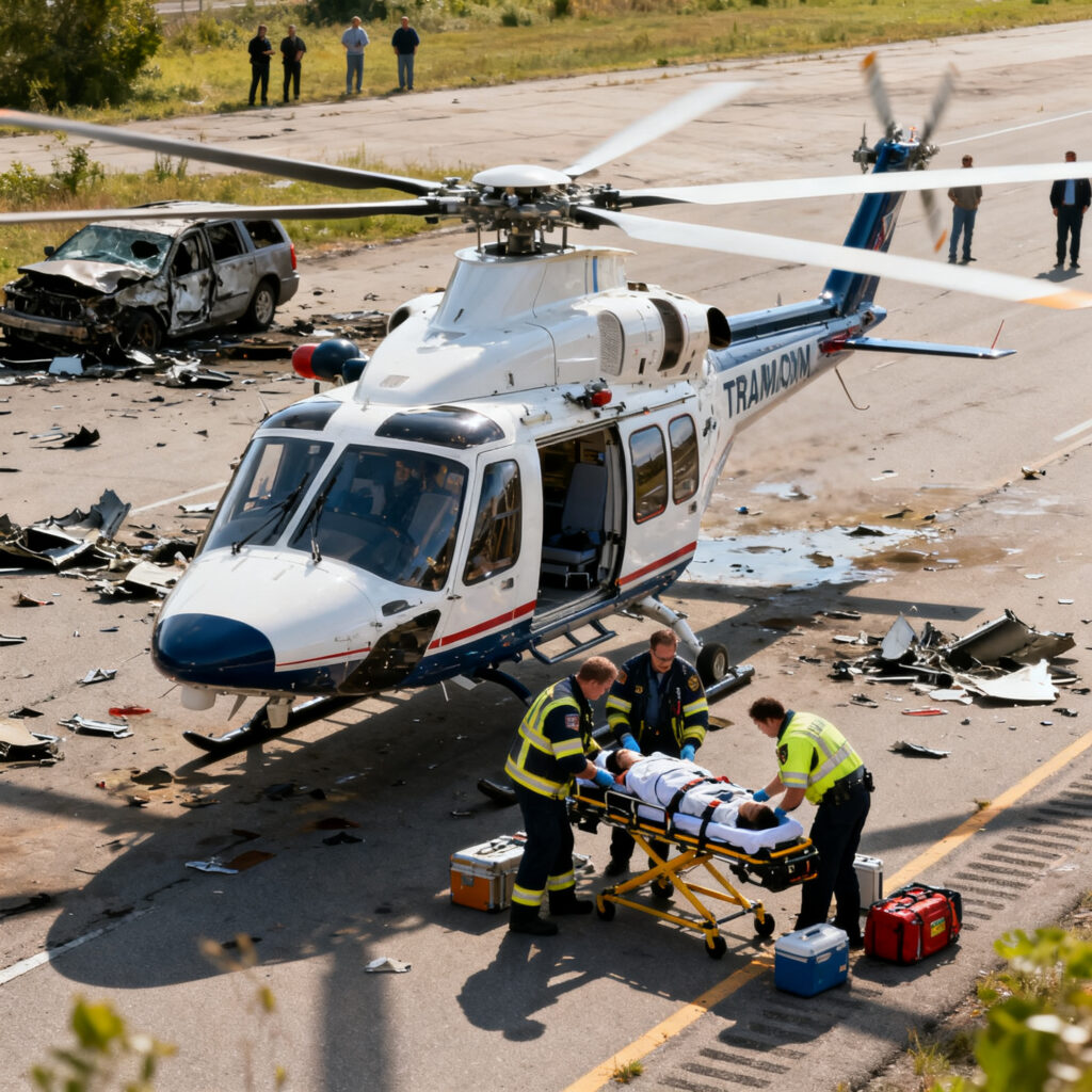 Traumahelikopter ingezet na ongeval op bouwterrein in lelystad