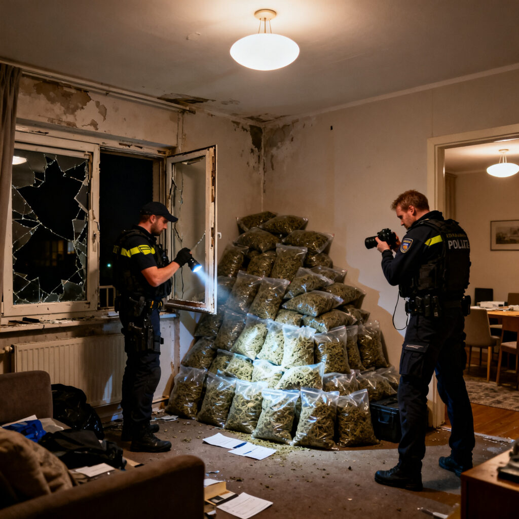 Woningoverval leidt tot ontdekking van 680 kilo hasj in amsterdam