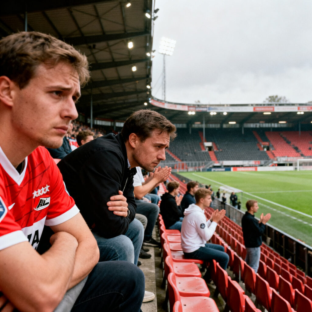 Az-fans beleven weinig plezier aan eerste helft tegen excelsior