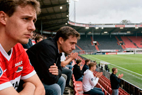 Az-fans beleven weinig plezier aan eerste helft tegen excelsior